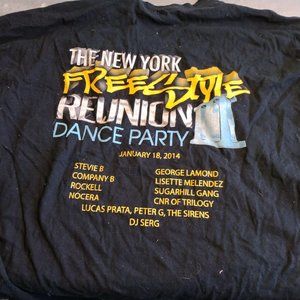 2014 NY Freestyle Reunion Dance Party T shirt Resort World Casino